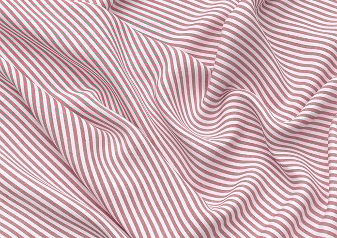 Nautical Stripes, Prom Red - Motorised Roman Blind - Image 4